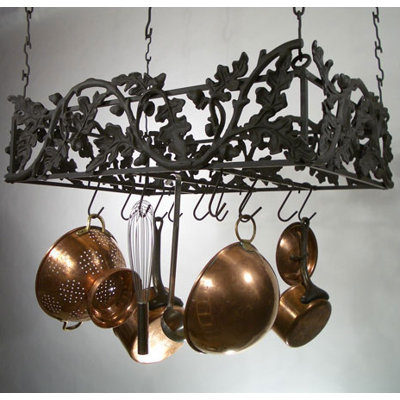 Rainsford & Gale Oak Leaf Iron Hanging Potrack Set at Sears.com