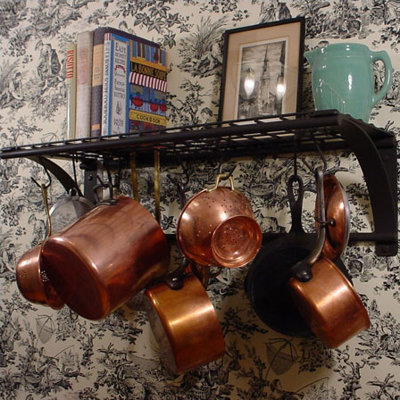 Rainsford & Gale Epicure Iron Wall Pot Rack Set at Sears.com