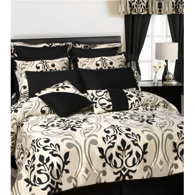 Tribeca Living Prague 12 Piece Bed in a Bag - Size: Queen at Sears.com