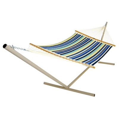 Beaches Stripe Large Quilted Hammock