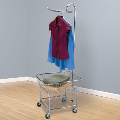 Household Essentials Laundry Butler with 3" Wheels in Chrome at Sears.com