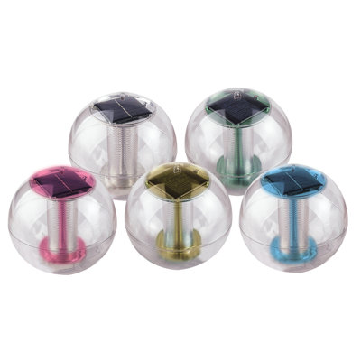 Danner 6.3" Floating Solar Powered Pond Lights - Color: Multi Color at Sears.com