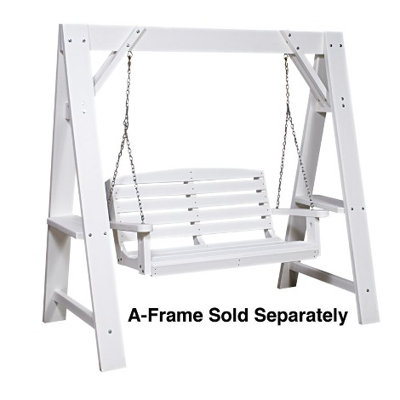 Great American Woodies Lifestyle Poly Resin Classic 4' Swing - Finish: White at Sears.com