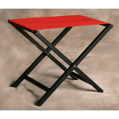 Sutton Bridge Black Frame Monterey Large Foot Stool - Color: Linen at Sears.com