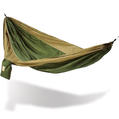 Hammaka Parachute Silk Fabric Hammock - Color: Army Green / Brown at Sears.com