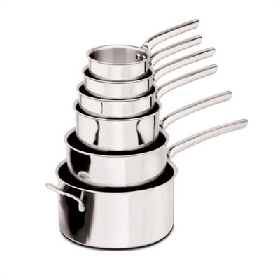 Paderno World Cuisine Stainless Steel Saucepan - Size: 5.75-qt.