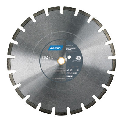 Norton High Speed Diamond Blade for Abrasive Materials with 0.26" Segment Height - Size: 12" x 0.110" at Sears.com
