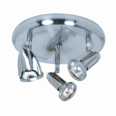 Artcraft Lighting Rocket Three Light Round Canopy Track in Brushed Nickel at Sears.com
