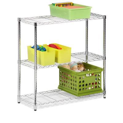 Honey Can Do Three Tier Storage Shelves in Chrome at Sears.com
