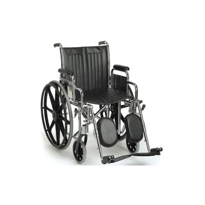 Sunrise Medical Inc Breezy EC 2000 Standard Wheelchair - Seat Size: 18", Footrests: Elevating Legrest, Arm Rest: Removable Desk Padded Arms at Sears.com