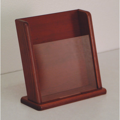 Wooden Mallet Countertop Literature Display - Finish: Dark Red Mahogany at Sears.com