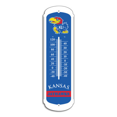 BSI Products Kansas Jayhawks Outdoor Thermometer - Size: 12" at Sears.com