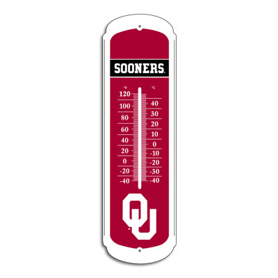 BSI Products Oklahoma Sooners Outdoor Thermometer - Size: 12" at Sears.com