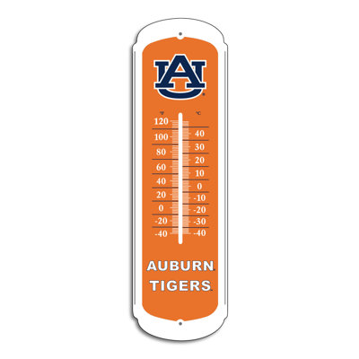 Auburn Tigers Outdoor Thermometer Size: 12