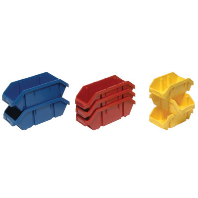 Quantum Quick Pick Double Sided Bin (5" H x 6 5/8" W x 9 1/2" D) - Bin Color: Red (Set of 20) at Sears.com