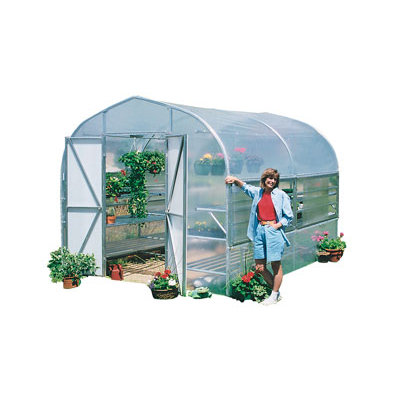 Poly-Tex Home Gardener Polycarbonate Greenhouse - Size / Bench Top: 8'6" H x 10' W x 12' D with Expanded Metal  Bench at Sears.com