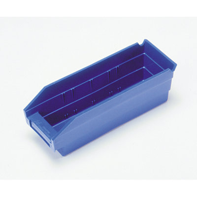 Quantum Economy Shelf Bin (4" H x 4 1/8" W x 11 5/8" D) - Color: Blue (Set of 36) at Sears.com