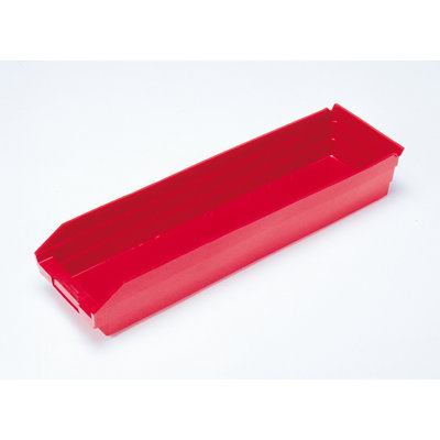 Quantum Economy Shelf Bin (4" H x 6 5/8" W x 23 5/8" D) - Color: Black (Set of 8) at Sears.com