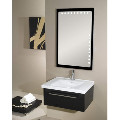 Iotti by Nameeks Fly 27.7" Bathroom Vanity Set - Finish: Glossy Black at Sears.com