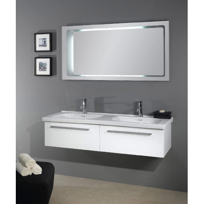 Iotti by Nameeks Fly 55" Bathroom Vanity Set - Finish: Glossy White at Sears.com