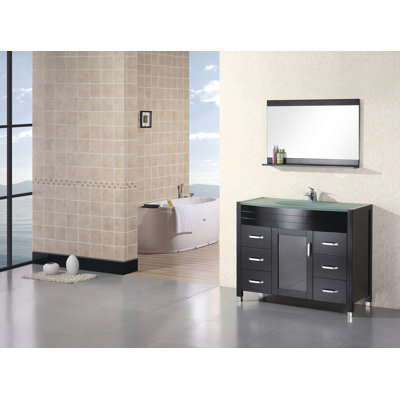 Design Element Waterfall Cascade Single Sink Vanity Set at Sears.com