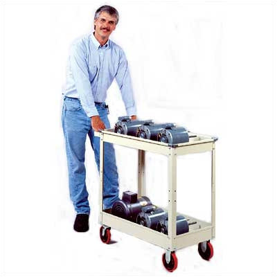 LYON Service Cart: 32" H x 24" W x 36" D - Cart Color: Dove Gray at Sears.com