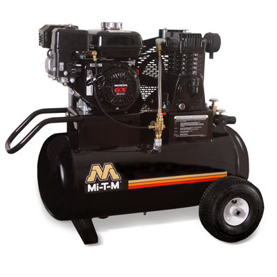 Mi-T-M 6.5 HP Gasoline Honda / 20 Gallon Single Stage Wheelbarrow Air Compressor at Sears.com