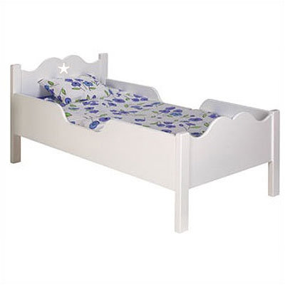 little colorado Scalloped Star Toddler Bed - Finish: White at Sears.com
