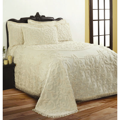 Cody Direct Lara Chenille Ivory Bedspread - Size: Full at Sears.com