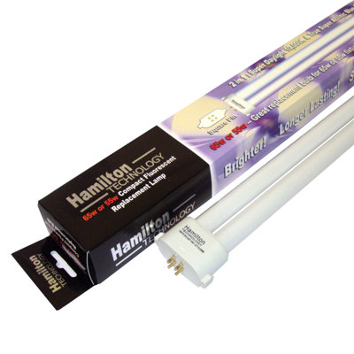 Aqua Euro USA 55W/65W PC Compact 50/50 Aquarium Lamp in White - Nanometer Range: 420nm Blue/10K White at Sears.com