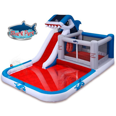 Blast Zone Shark Park Water Slide and Bounce House at Sears.com
