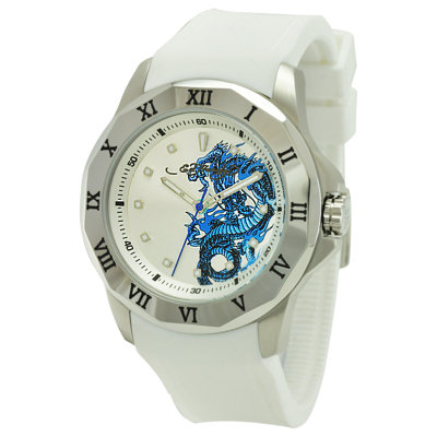 Ed Hardy Men's Roman Watch in White at Sears.com