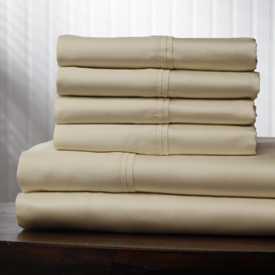 Southern Textiles 400 Thread Count Single Ply Sheet Set - Size: Twin Extra Long, Color: Soothing Ivory at Sears.com