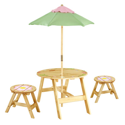Teamson Kids Magic Garden Kids' 4 Piece Table and Chair Set at Sears.com