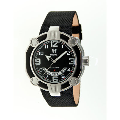 Vuarnet Snowest Circular Men's Watch with Black Nylon Band and Black Dial at Sears.com