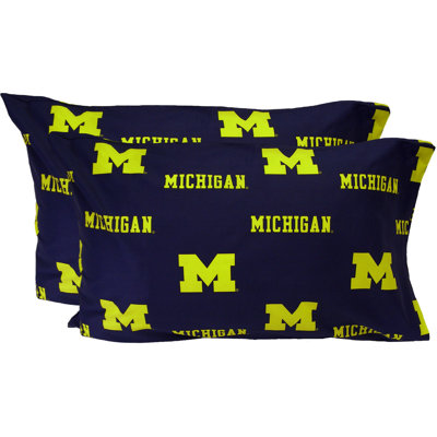 College Covers Michigan Wolverines Pillow Case Set at Sears.com