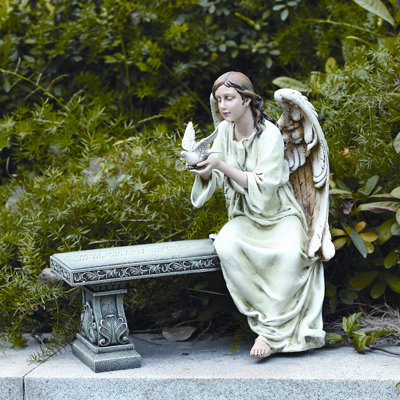 Joseph Studio 16" Memorial Angel Seated Figurine