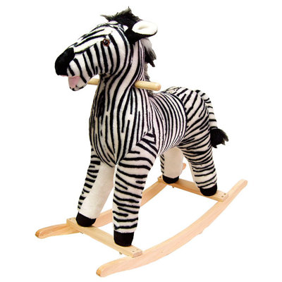 Happy Trails Zebra Plush Rocking Animal at Sears.com