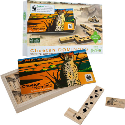 WWF by Terra Toys WWF Cheetah Dominoes from FSC Certified Wood at Sears.com