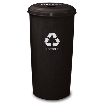 Witt 20 Gallon Bottle/Can Recycling Collector - Color: Black at Sears.com