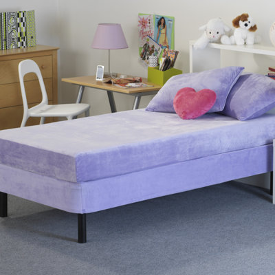 Memory Foam Kidz Kids Memory Foam Mattress with Water Proof Cover in Lavender - Size: Full at Sears.com