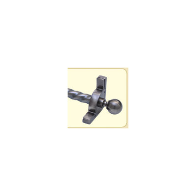 Zoroufy 72" Dynasty Roped Tubular Stair Rod Set with Smooth Brackets Ball Finials - Finish: Antique Brass at Sears.com