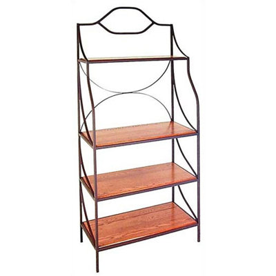 Grace Baker's Rack - Finish: Satin Black, Shelf Material: Wood at Sears.com