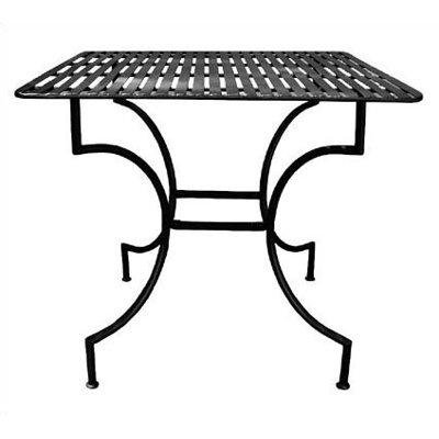 Pangaea Folding Easy to Assemble Iron Square Dining Table - Finish: Black at Sears.com