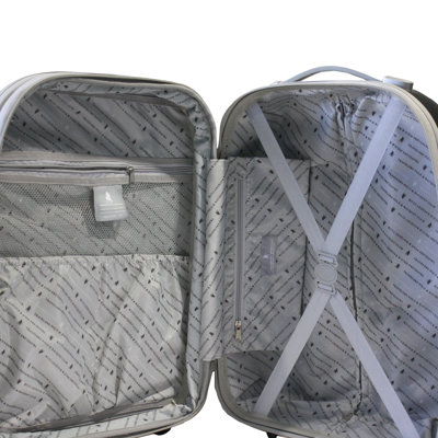 Travelers Club Barnet 3 Piece Expandable ABS Set with 360� 4-Wheels System - Color: Neon Blue at Sears.com