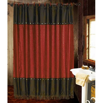 Black And Red Shower Curtain from Sears.