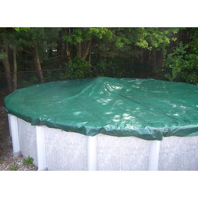 Robelle Supreme Winter Round Above Ground Pool Cover - Size: 18 Feet