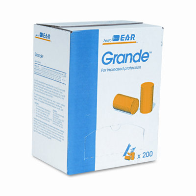 AEARO COMPANY E-A-R Classic Grande Ear Plugs in Pillow Paks, PVC Foam, Yellow, 200 Pairs/Box at Sears.com