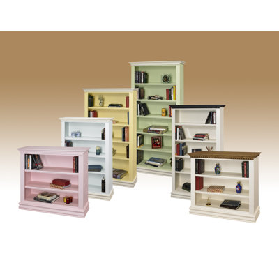 A&E Wood Designs Hampton Bookcase in Pearl White - Size: 48" H - Four Shelf at Sears.com