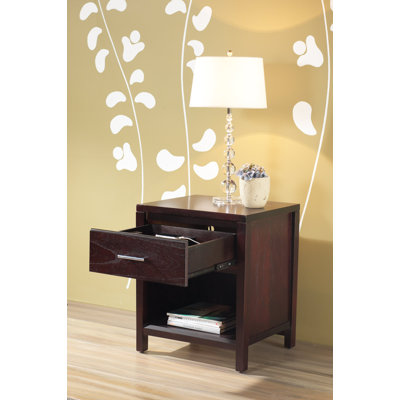 Modus Nevis 1 Drawer Nightstand - Color: Espresso at Sears.com